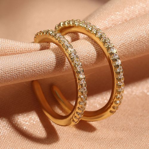 Fashionable Zircon Earrings