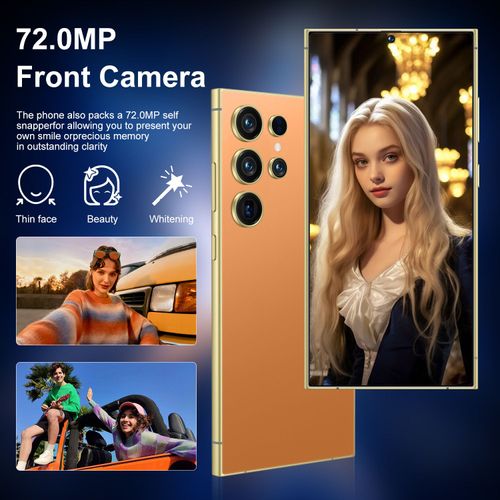 S24 Ultra 2025 Novo smartphone 5G 7.3'' alta definição Android 14 Snapdragon 8gen3 10core telefone dual SIM