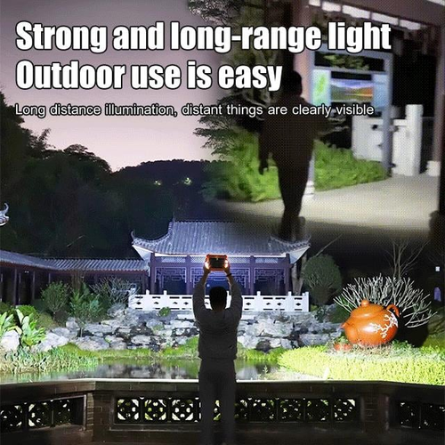 Luz Solar Portátil para Exterior