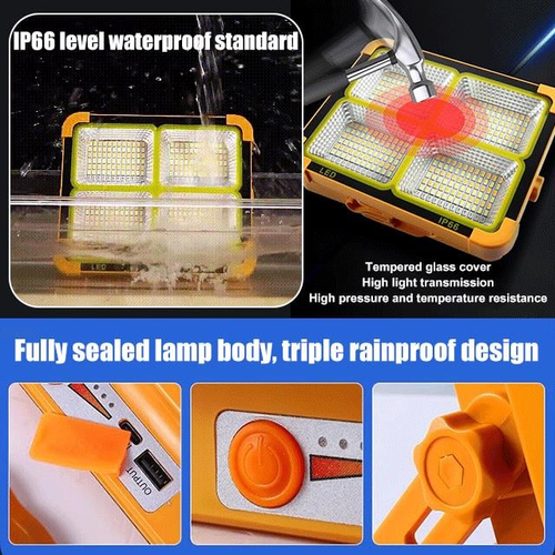 Luz Solar Portátil para Exterior