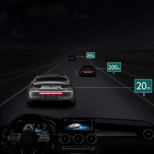 Car Rear Bumper Decoration Safety Warning Reflective Material Single Use Stick-on Decals for Vehicle Bicycle Motorcycle