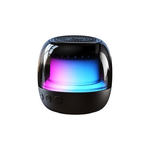 Finger Tip Stress Relief Spinner Wireless Speaker Portable Mini Speaker with RGB Lights and SD Card Support