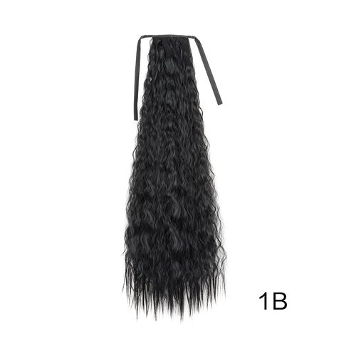 Corn-rolled Ponytail 85cm Extra-Long Tie-on Hair Extension Ponytail Wholesale / Curly Wavy Ponytail