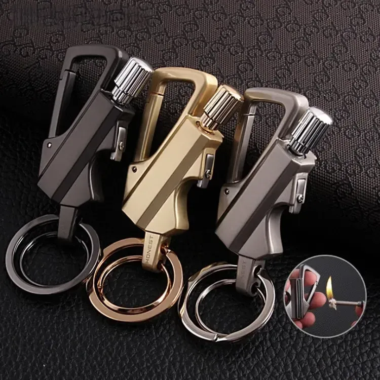 Permanent Match Infinity Lighter with Multitool Keychain Bottle Opener