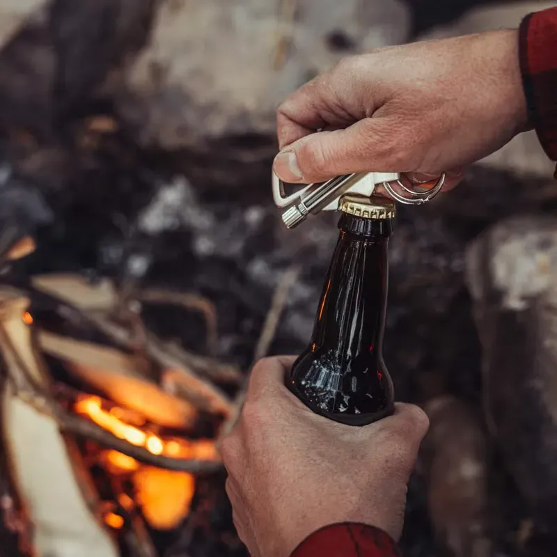 Permanent Match Infinity Lighter with Multitool Keychain Bottle Opener