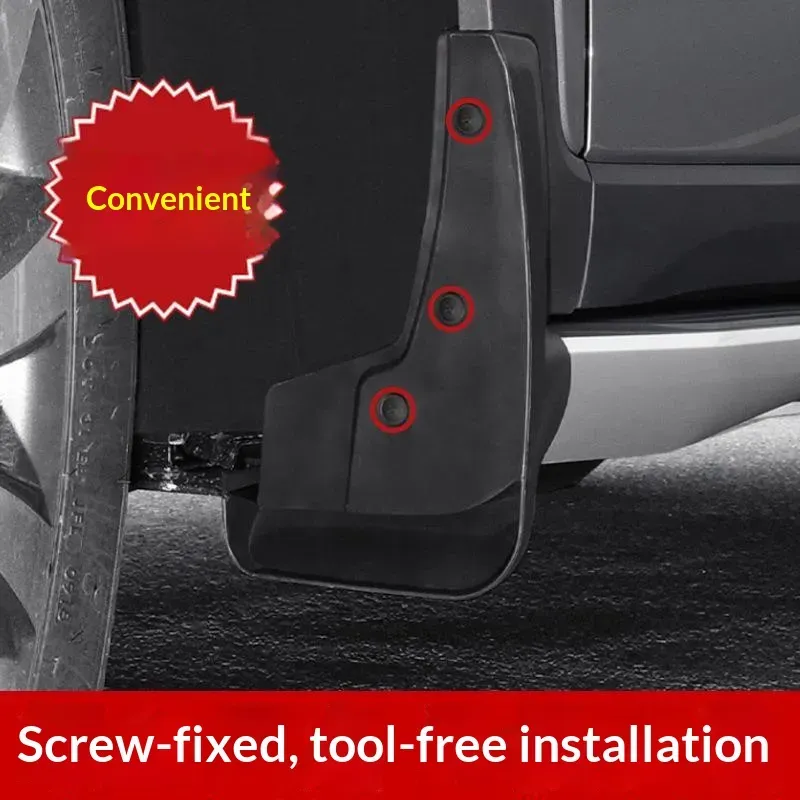 🔥4Pcs Universal Car Mud Flaps | Durable Fender Mudguards for All Cars 🚗