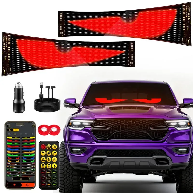 🔥50%+ OFF LED Devil Eye Lights | USB APP Control 🚗