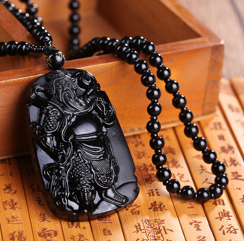 Obsidian pendant fashion