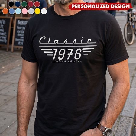 👕❤️ To My Husband – Classic Limited Edition Personalized Birth Year Shirt | Custom Gift From Wife