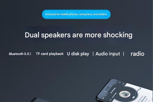 High-volume wireless Bluetooth speaker surround sound home audio computer subwoofer