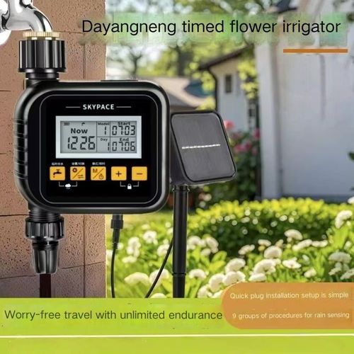 Solar-powered automatic flower irrigation system for gardens and farms - suitable for flower cultivation (with universal sprinkler heads included!)