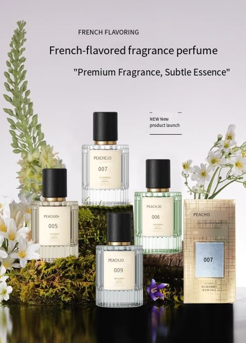 PEACH JO perfume - Ebony Sandalwood, Jade Dragon Tea fragrance, Desert Rose, Silver Mountain Spring
