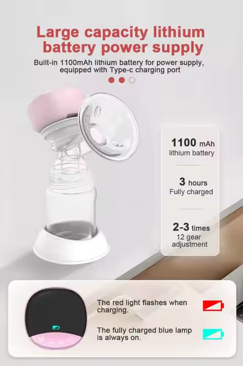 AUTO BREAST PUMP ✨ Hospital-Grade Power! SILENT & 20min FAST! 💖 Pay on Delivery in Ghana!