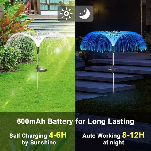 Make your yard a wonderland！? ✅Warm white light + colorful changing ✅Easy and Quick Installation ✅Waterproof & Multi-Purpose