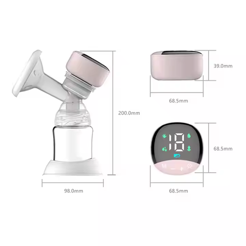 AUTO BREAST PUMP ✨ Hospital-Grade Power! SILENT & 20min FAST! 💖 Pay on Delivery in Ghana!