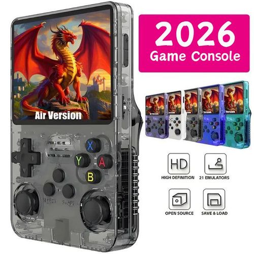 🇰🇪R36s Handheld Game Console 128GB | 40,000+ Retro Games | Portable PSP Emulator -Black or white (choose your own)Cash on Delivery Kenya（Delivery in 2 days in Nairobi）