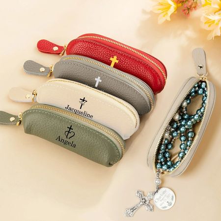 Personalized Mini PU Leather Wallet - Gift for Christians