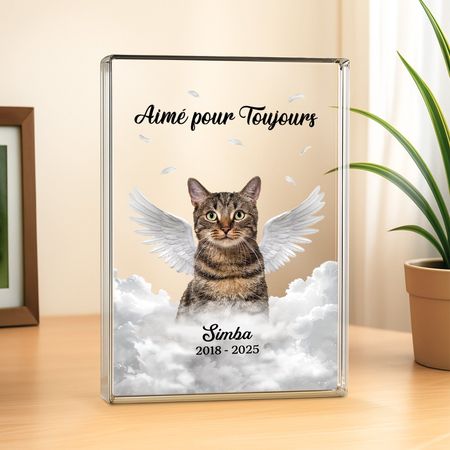 Personalized Pet Memorial Plaque  Loved Forever