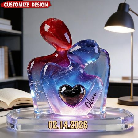 We will never be separated-personalized plaque You and Me