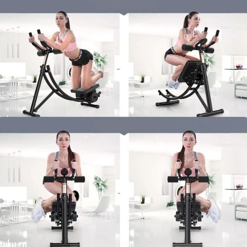 Equipamento de treino abdominal com núcleo de máquina Ab para academia em casa Máquina de exercícios de treinamento de força dobrável ajustável Ab Crunch