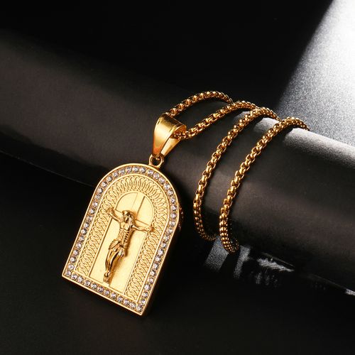 Colar cruz de luz divina