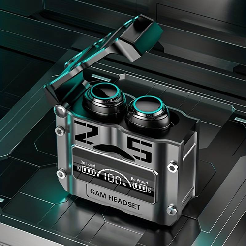 Fone de ouvido gamer M25 TWS com ENC e bateria duradoura