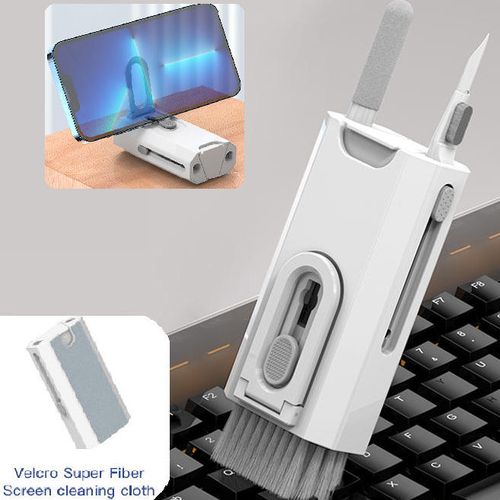Câmera digital, fones de ouvido, telefone celular, teclado de laptop, conjunto de ferramentas de limpeza multifuncional
