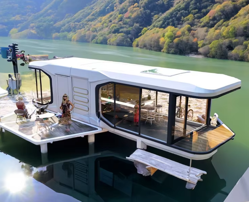 Luxury Customized Modular-Designed Outdoor Hotel Prefabricated Houses: Comfortable Cabins for Living and Working Activities