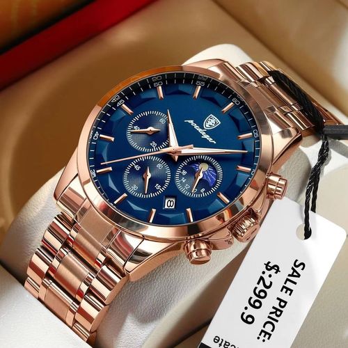 Waterproof Luminous Mens Quartz Watch New Arrivals Fashion Luxury for Men Watches Stainless Leather Wristwatch