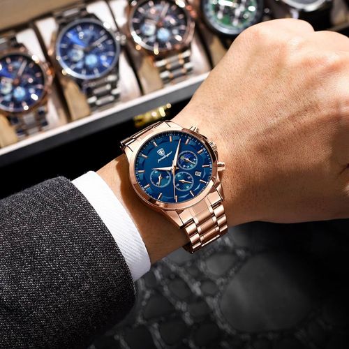 Waterproof Luminous Mens Quartz Watch New Arrivals Fashion Luxury for Men Watches Stainless Leather Wristwatch