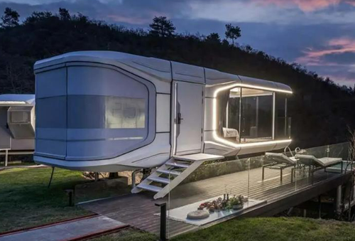 Luxury Customized Modular-Designed Outdoor Hotel Prefabricated Houses: Comfortable Cabins for Living and Working Activities