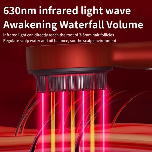 Electric massage comb