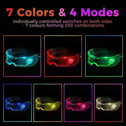 LED glasses