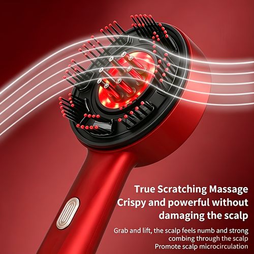 Electric massage comb