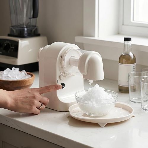Electric shaved ice machine