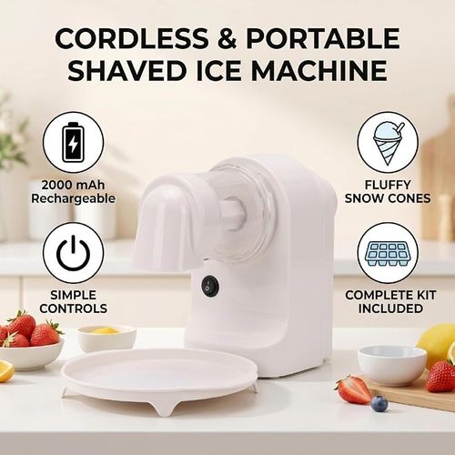 Electric shaved ice machine