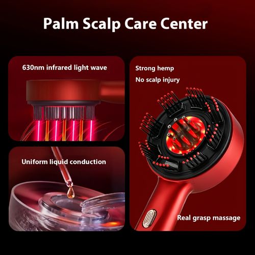 Electric massage comb