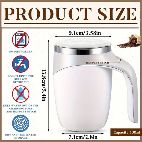 Self-stirring mug