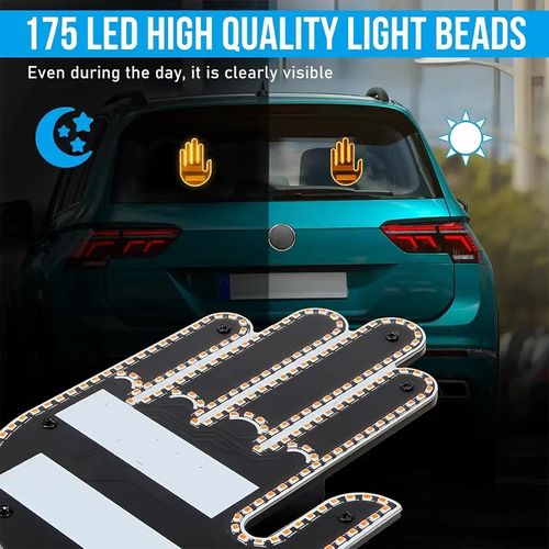 In-car LED gesture light