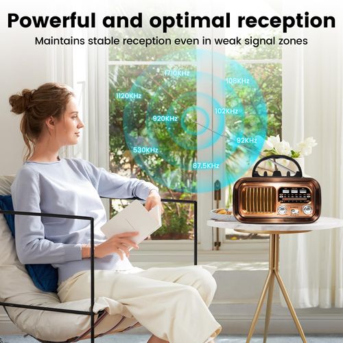 Solar-powered wireless Bluetooth radio