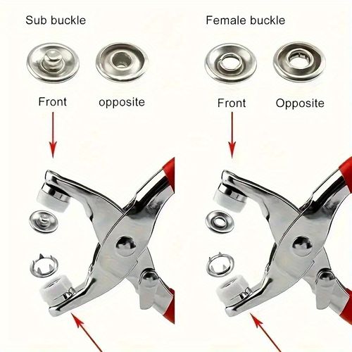 Prong snap fastener