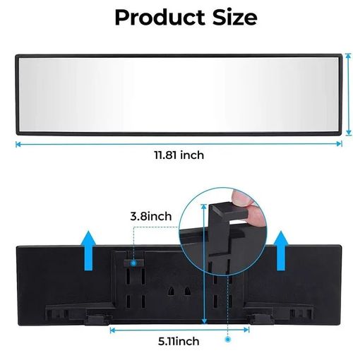 Panoramic Wide-Angle Car Rearview Mirror