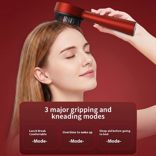 Electric massage comb