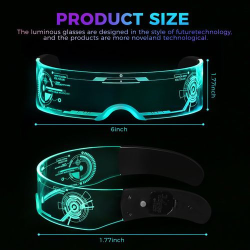 LED glasses