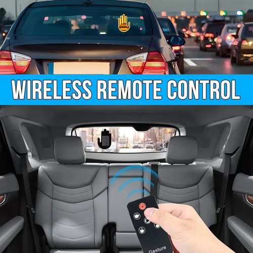 In-car LED gesture light