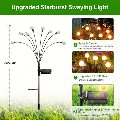 Solar-Powered Firefly Lamp