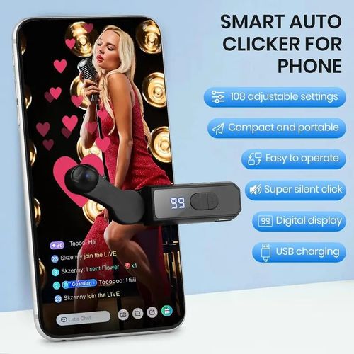 Rechargeable automatic clicker