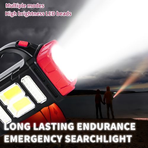 Solar-powered flashlight