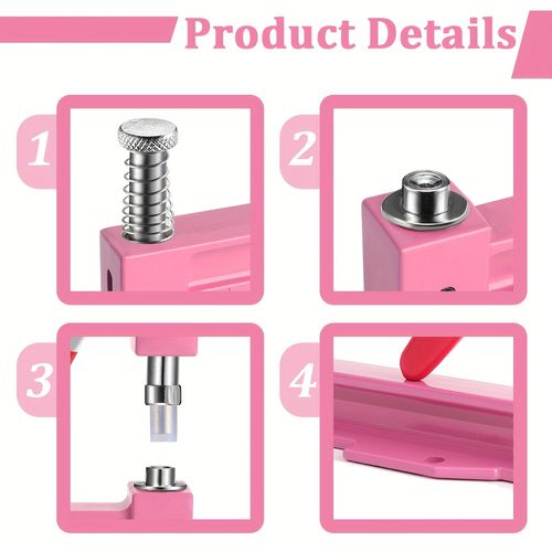 Hand-press pearl setting tool