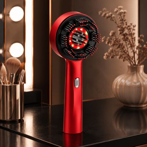 Electric massage comb